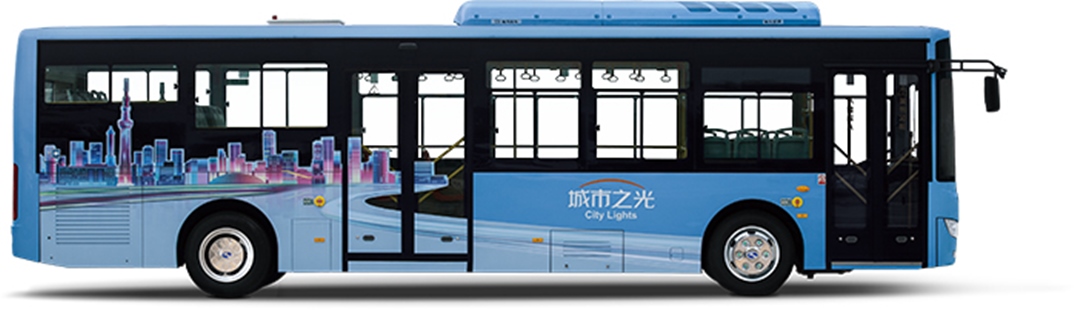 Ônibus urbano diesel de entrada baixa de 10m e 41 assentos