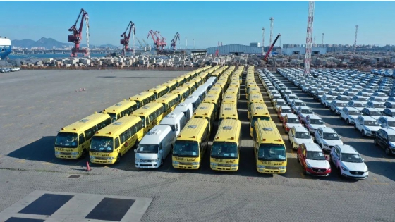 king long exporta 71 unidades de ônibus escolares de 7 metros para os Emirados Árabes Unidos
