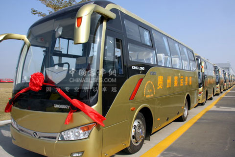 Os ônibus Kinglong vão para a província de Guizhou