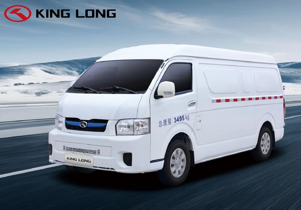 UM PARCEIRO SÓLIDO, UM VEÍCULO COMPLETO Pure Electric Logística Van King Long Longyao 8S agora é oficial!